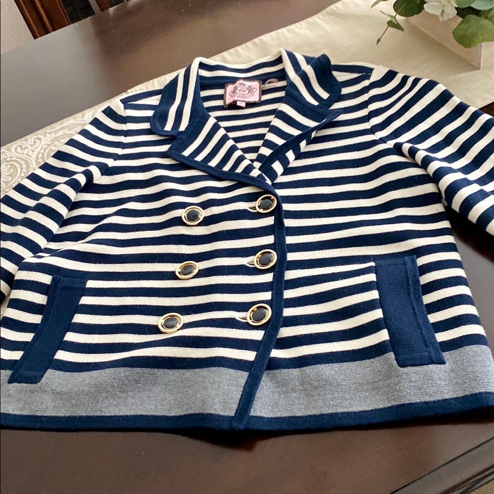 Juicy couture jersey blazer . Size M